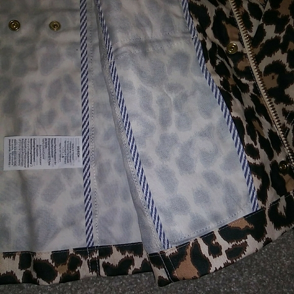 NWT Sz XS J Crew Leopard Print Utility Barn Jacket - Picture 10 of 12